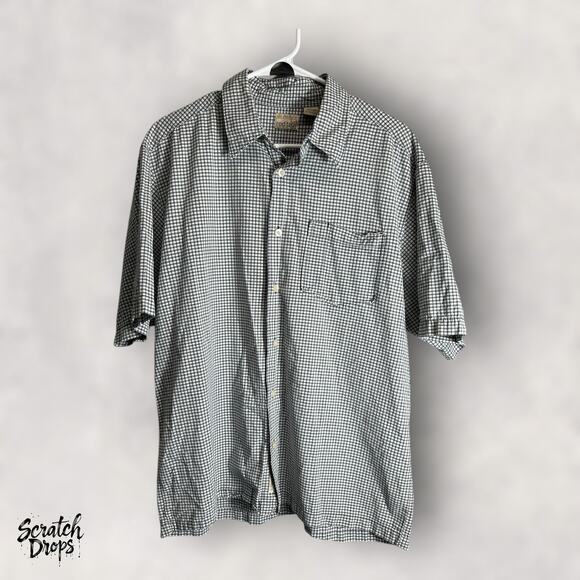 Levi's Strauss Vintage 90s Shirt Large Checkered Button Up Retro Men's Top - Picture 1 of 4